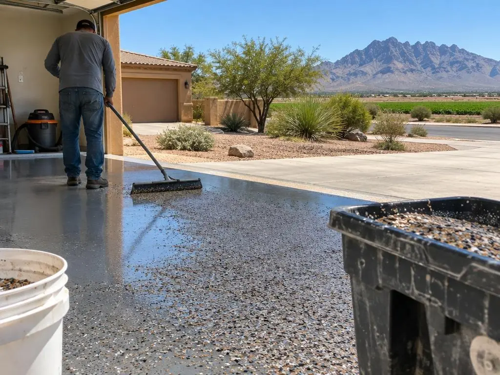Epoxy Flake Floors in Las Cruces, NM